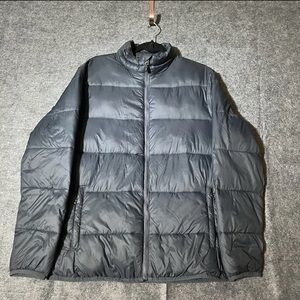 Swiss Tech Men's Dark Gray Puffer Jacket